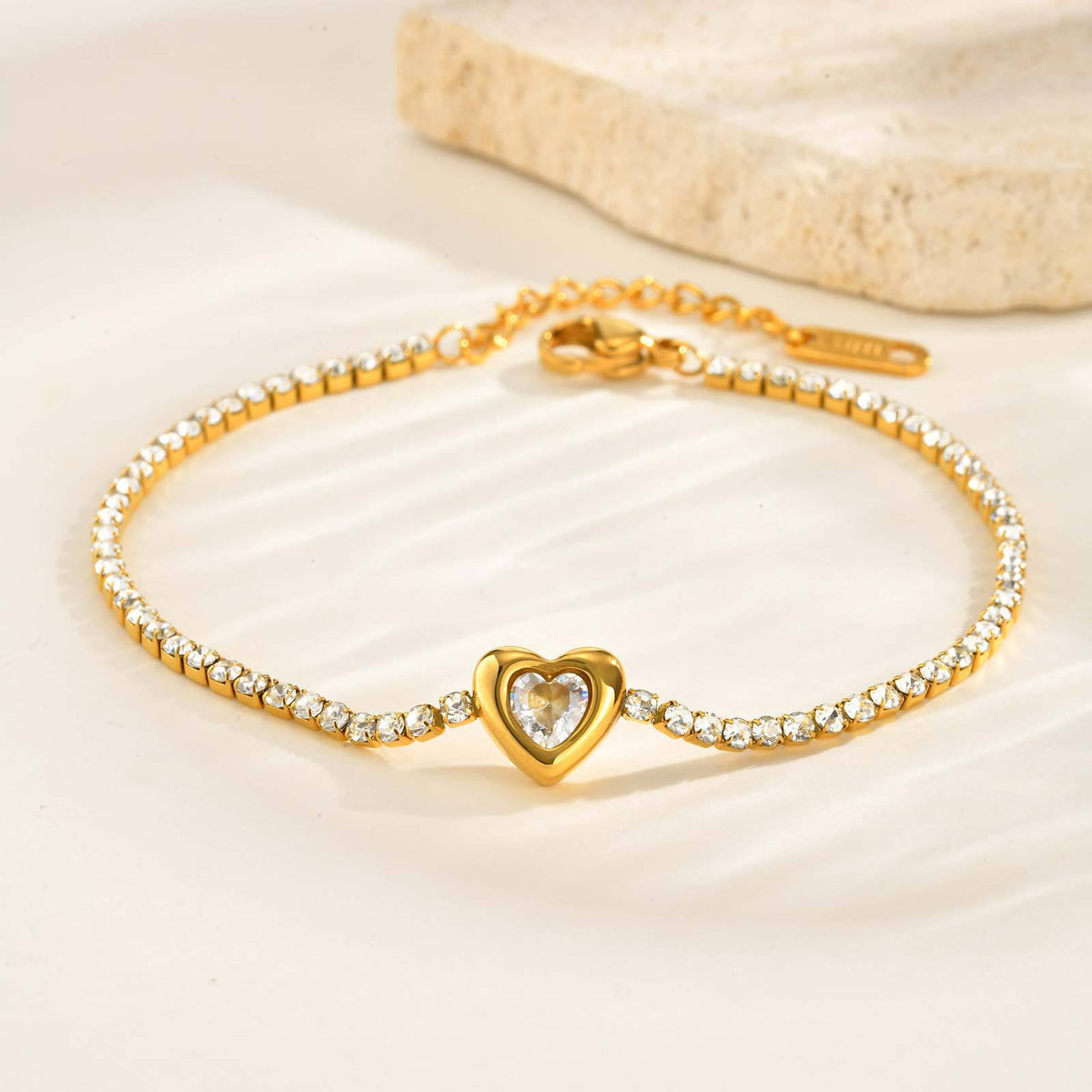 Heart Stainless Steel Bracelet Unisex