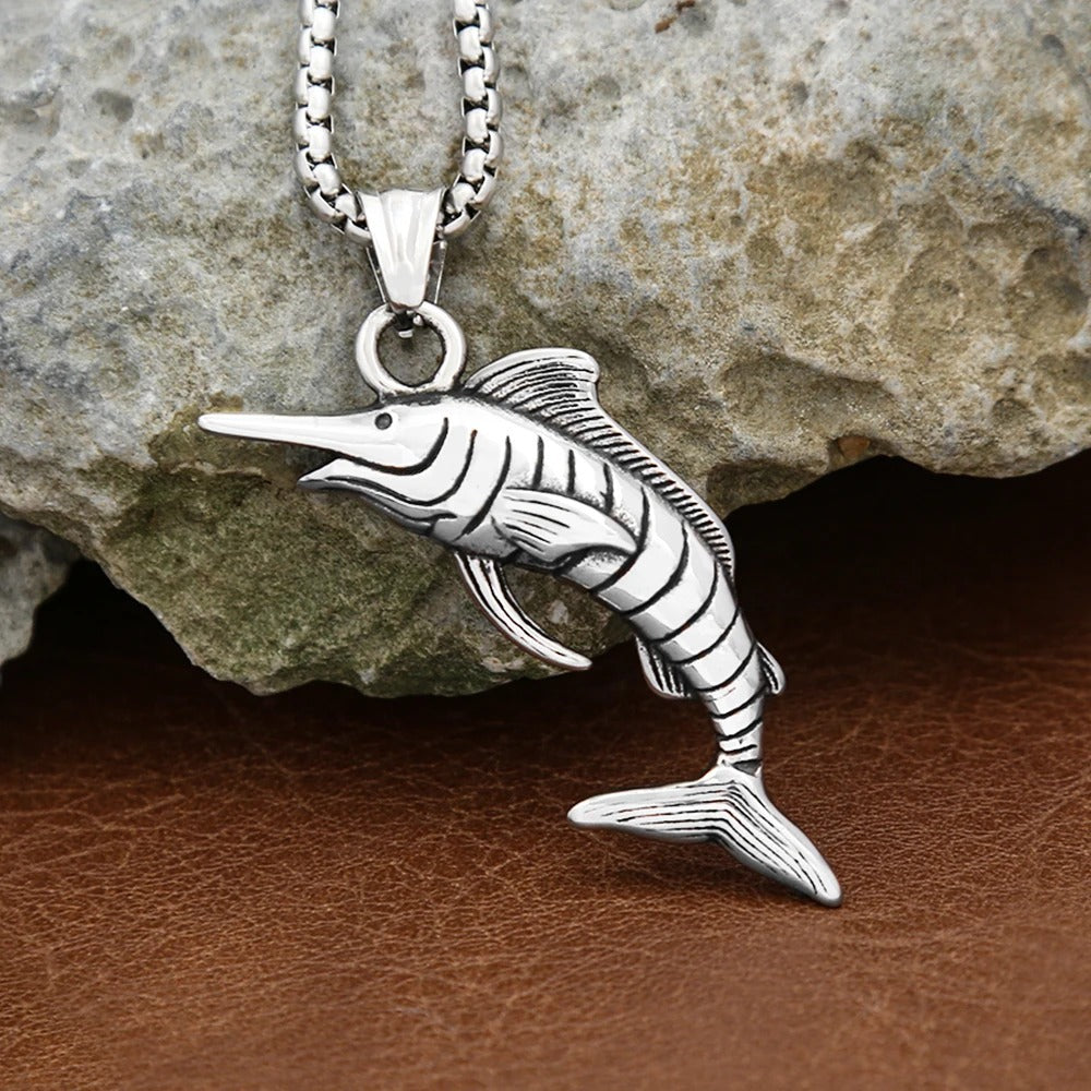 Punk Viking Dagger Stainless Steel Men's Pendant Necklace