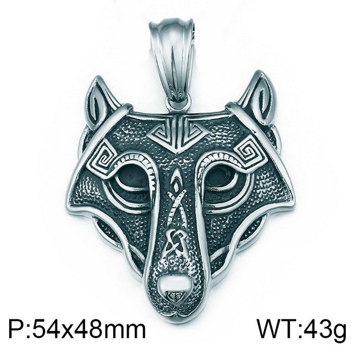 Planderful Norse Titanium Steel Viking Pendant for Men