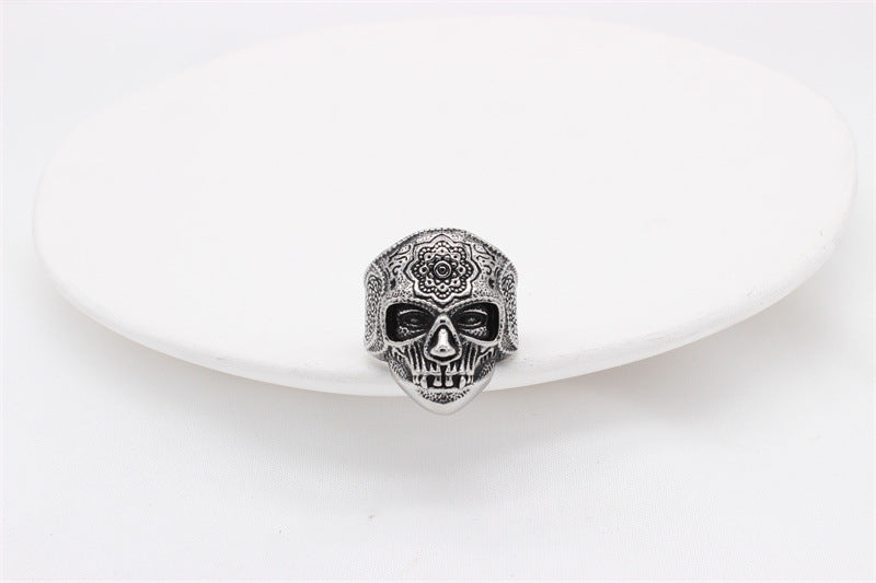 Titanium Steel Skull Ring