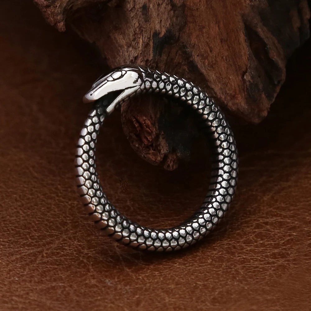 Vintage Viking Stainless Steel Men's Ring
