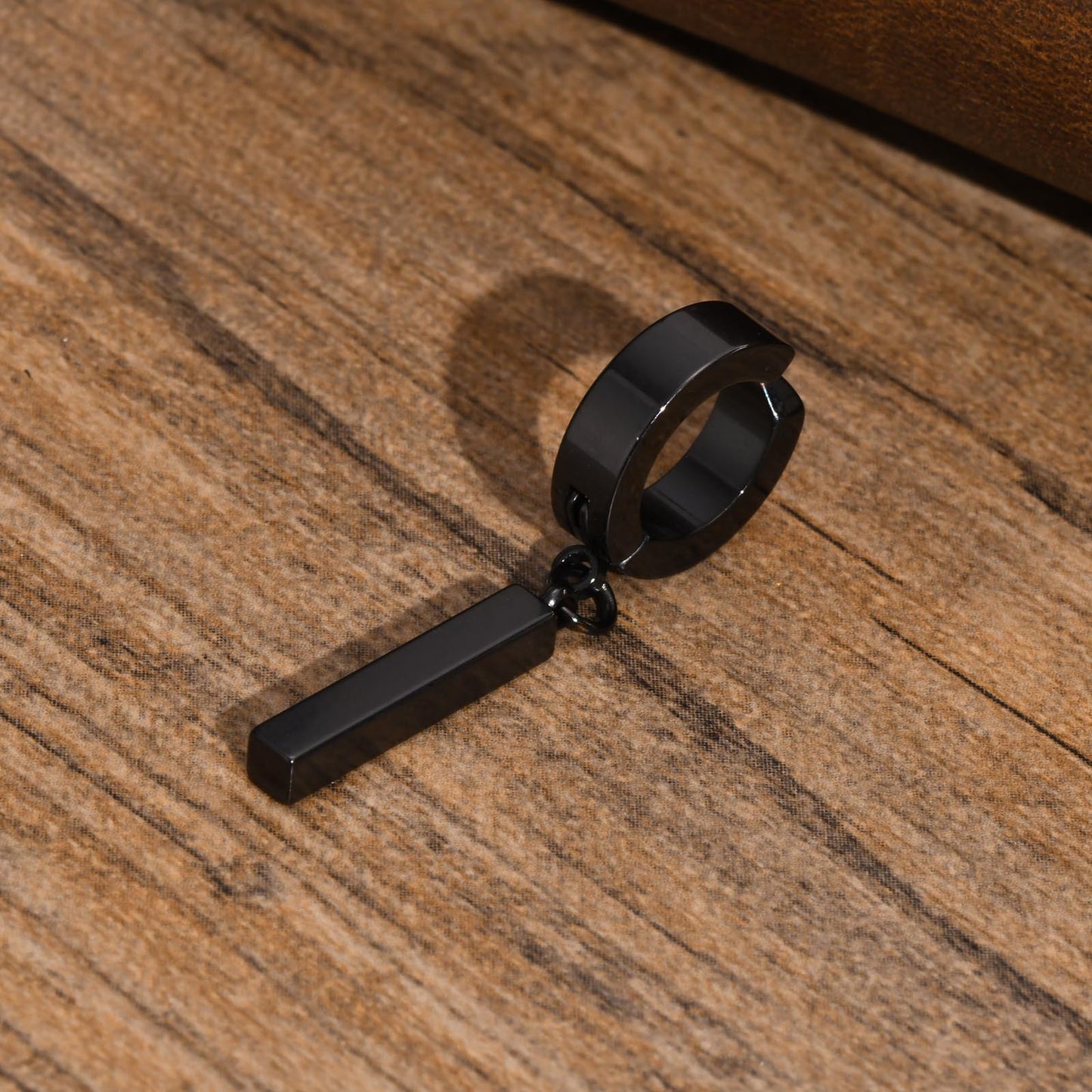 Wholesale Earrings Stainless Steel Geometric Earclips for Men