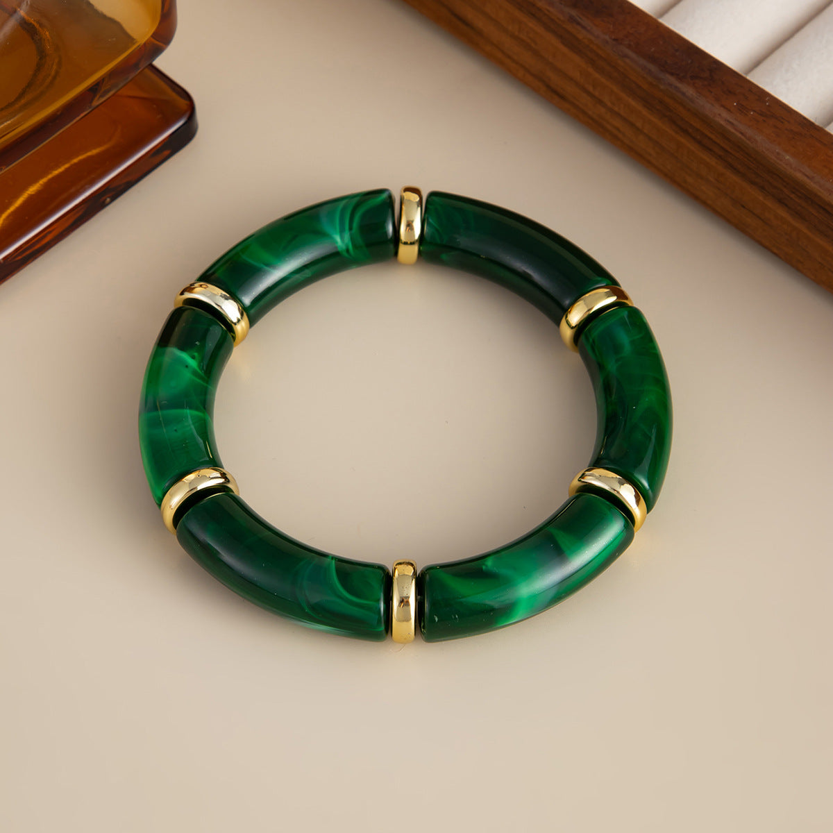 Planderful Leopard Print Elastic Bracelet Women Chic Statement Jewelry Vienna Verve