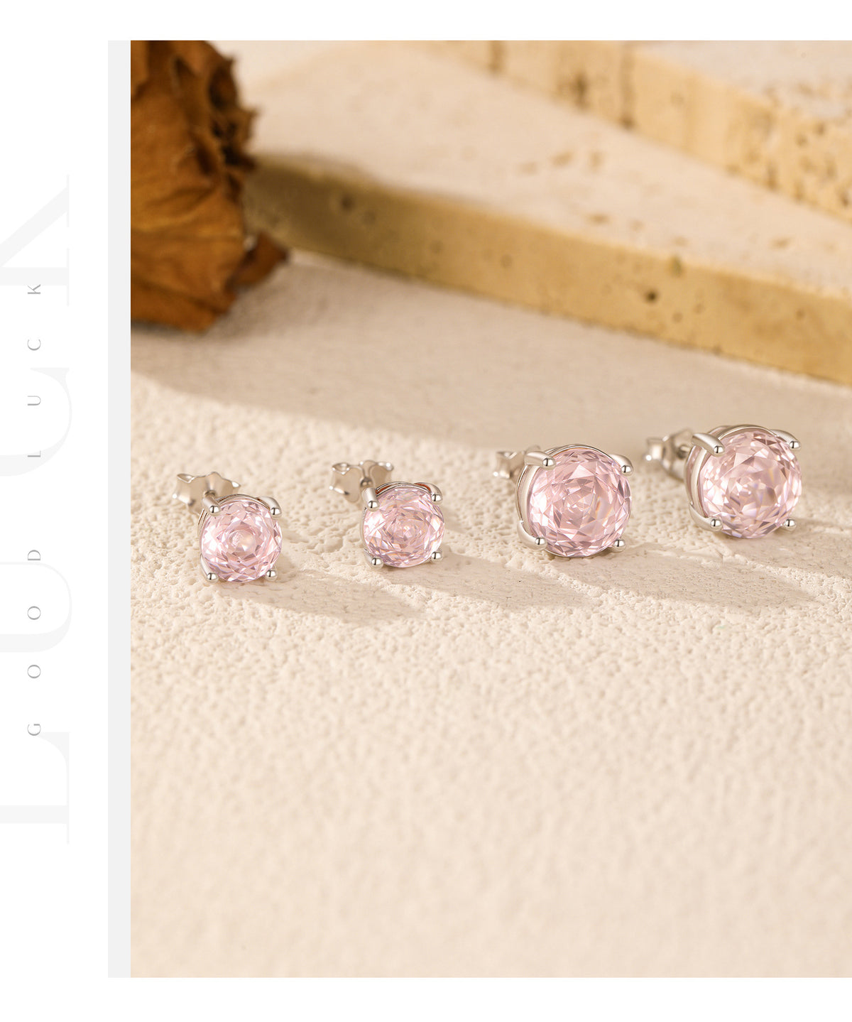 925 Sterling Silver Multicolor Rose-Cut Zircon Cartilage Stud