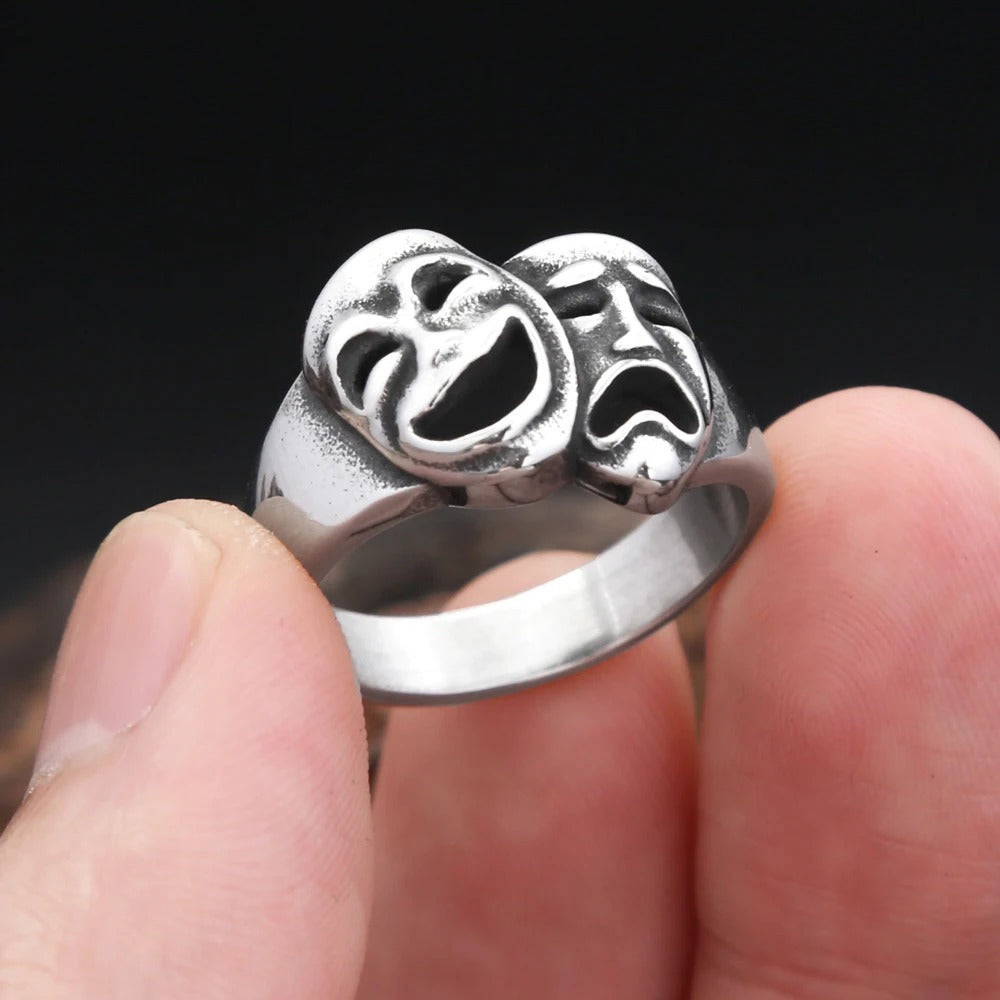 Punk Mask Men's Ring