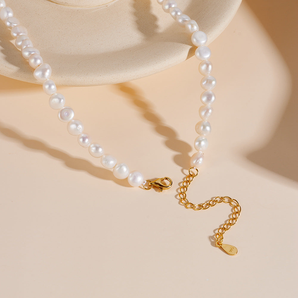 Style Beaded Necklace Elegant Atmosphere Freshwater Aquaculture Pearl