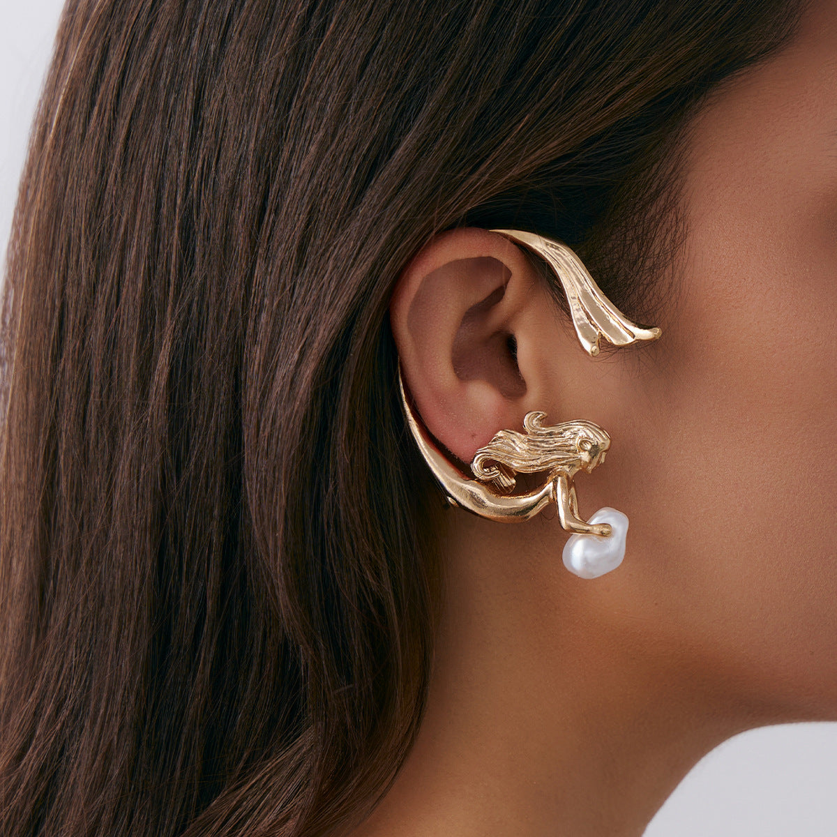 Planderful Imitation Pearl Earrings Clipless Elegant Statement For Women Vienna Verve