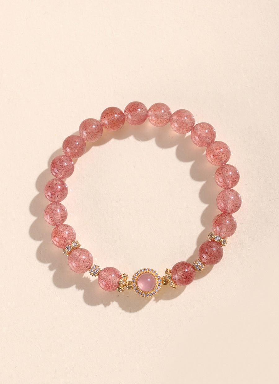 Planderful Fortune's Favor Bracelet – Peach Blossom Luck Boost