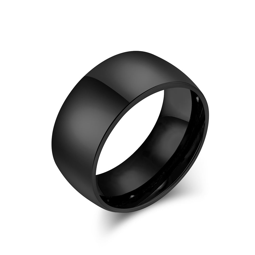 Modern Stainless Steel Ring — Gold / Silver / Black