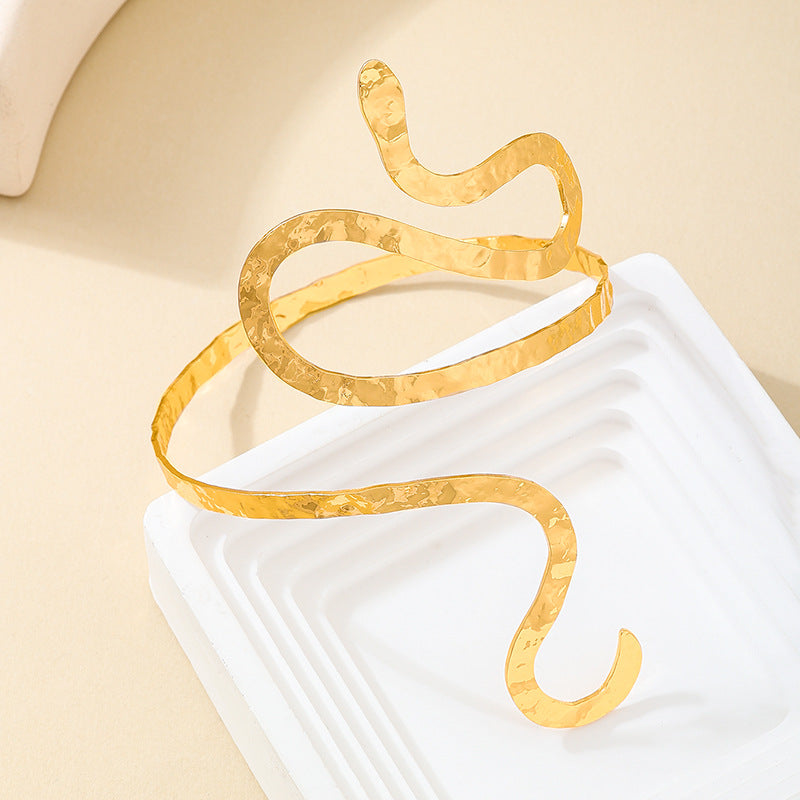 Planderful Vienna Verve Bracelet – Unique Punk Metal Snake Design