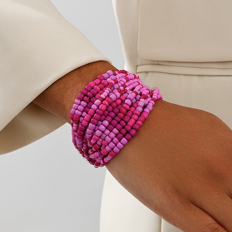 Planderful Vienna Verve Bracelet – Fashionable Multi-Layer Beach Accessory