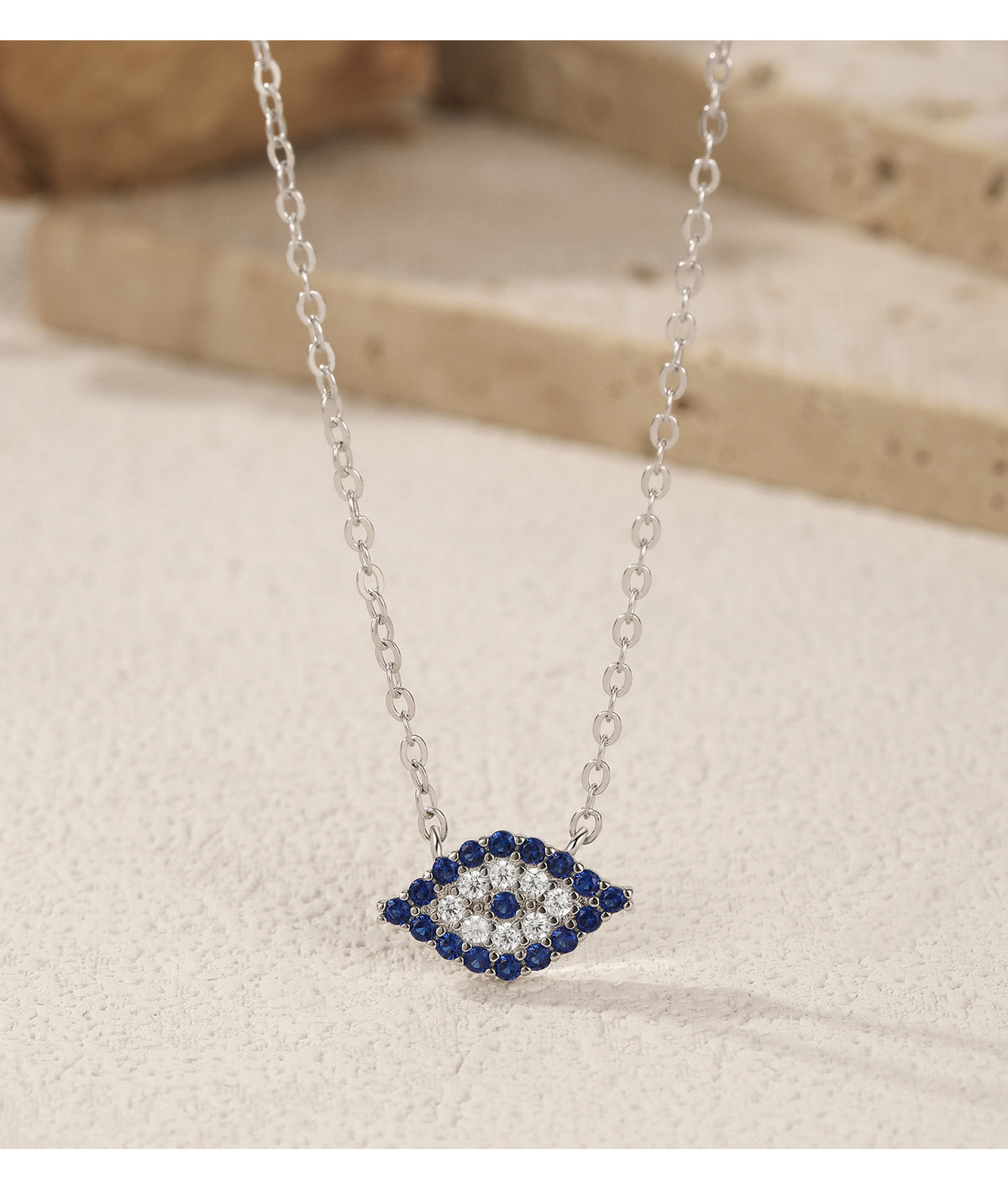 925 Sterling Silver Geometric Necklace