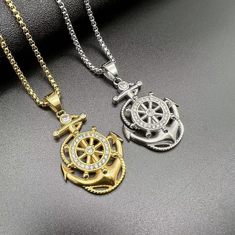 Titanium Steel Necklace – Statement Hip Hop Pendant