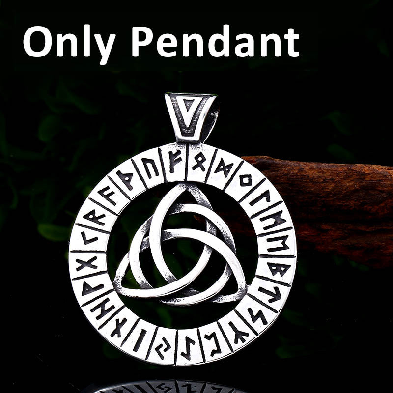 Viking Celtic Knot Titanium Steel Pendant for Men - Durable Stainless Steel Jewelry