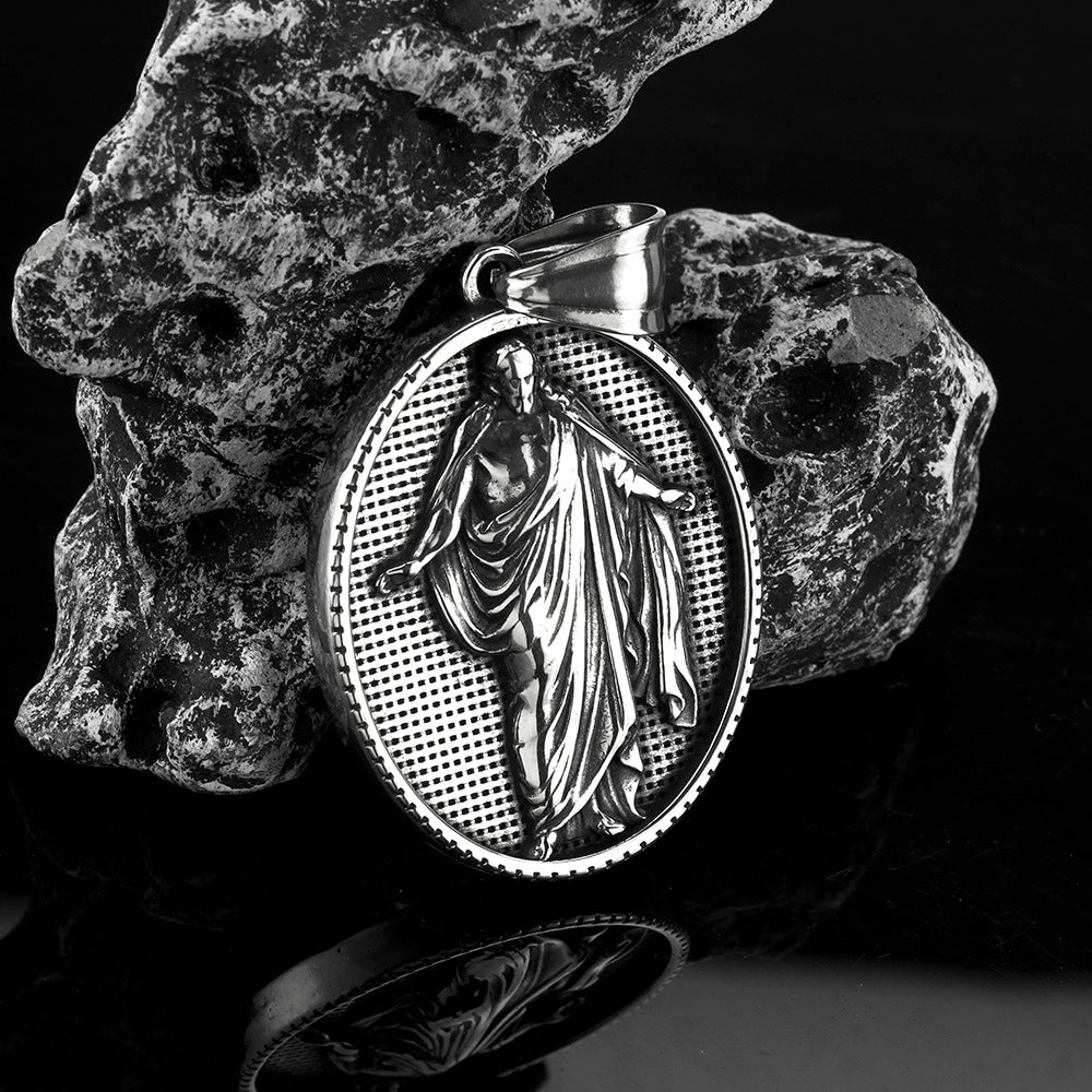 European And American Retro Men's Jewelry Pendant Necklace