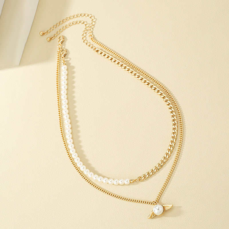 Elegant Pearl Drop Necklace Set - Wholesale Jewelry Collection