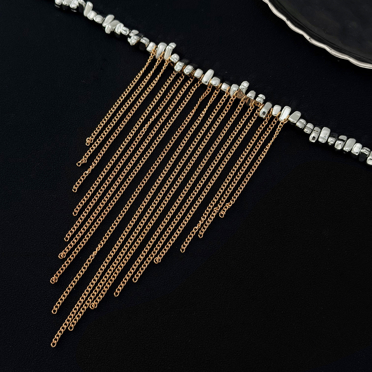 Geometric Mixed-Metal Fringe Choker