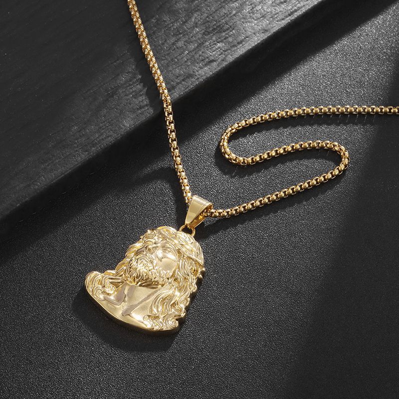 Titanium Steel Necklace – Statement Avatar Pendant