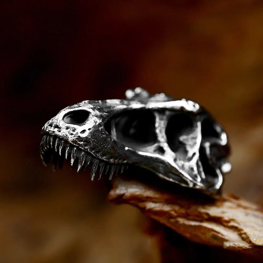 Gothic Skull Stainless Steel Men's Pendant Necklace