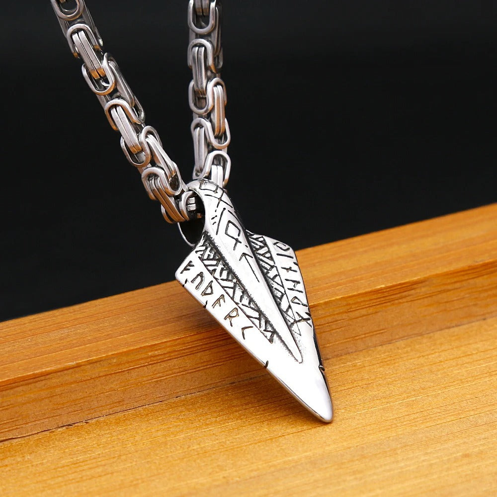 Punk Viking Dagger Stainless Steel Men's Pendant Necklace
