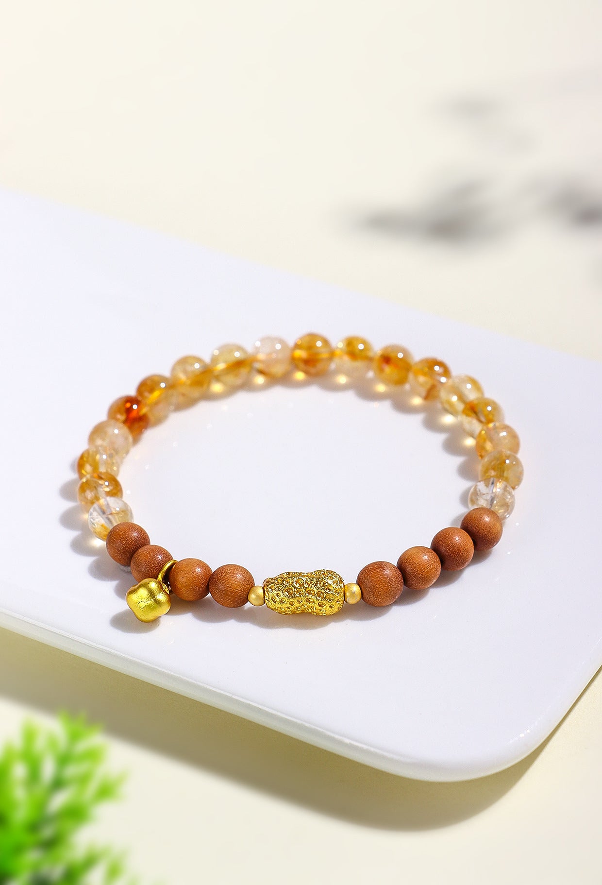 Planderful Fortune's Favor Citrine Bracelet – High-End Fashion Statement