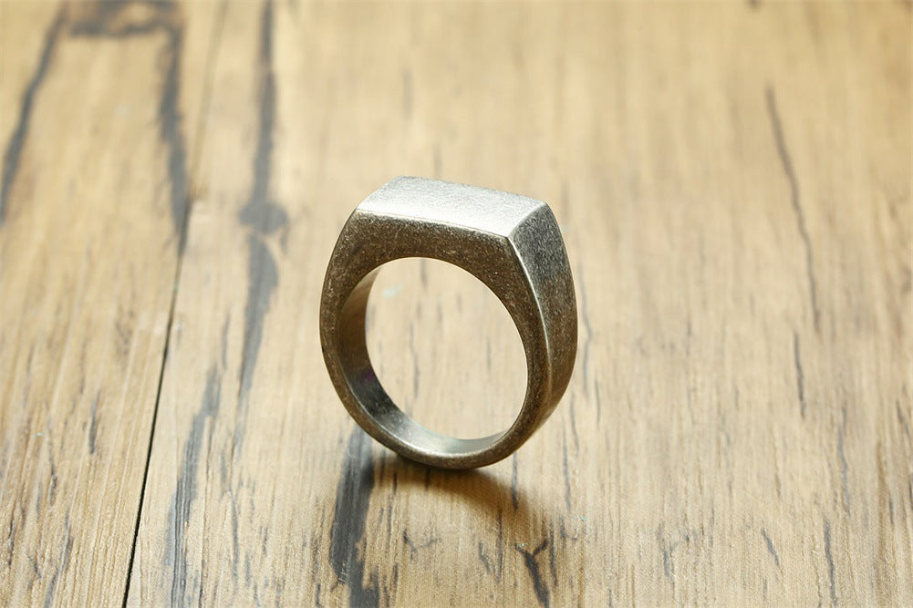 New Product Launch Stainless Steel Simple Casting Ring