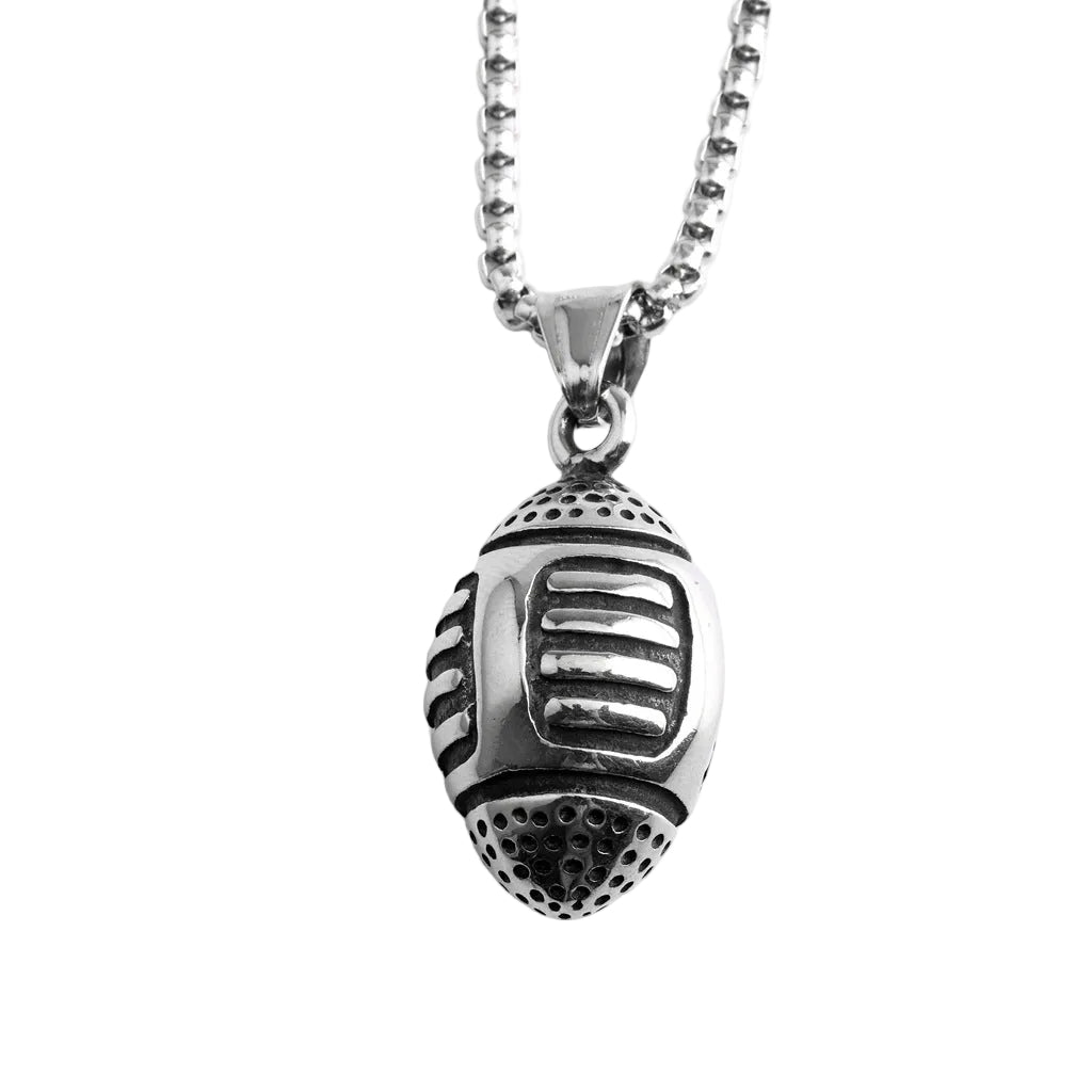 Vintage Stainless Steel Pendant Necklace