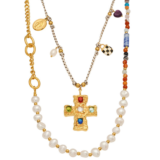 Planderful Natural Freshwater Pearl Necklace For Women