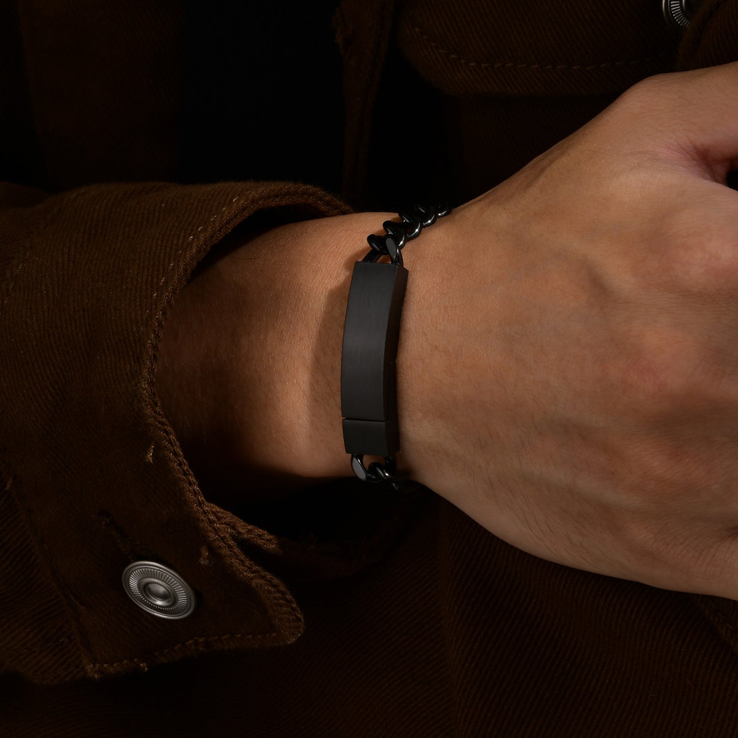 Cross-Border European and American Hip-Hop Tide Bracelet for Men