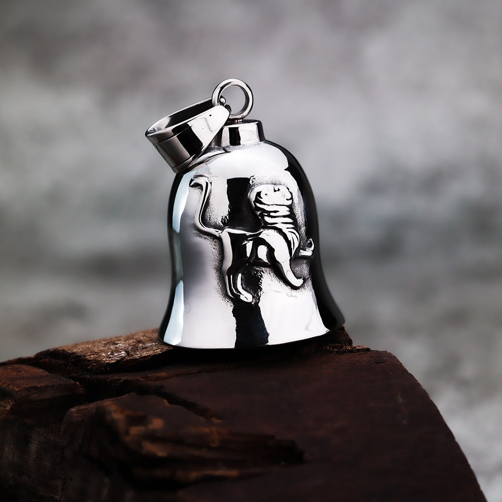 Tree of Life Skull Stainless Steel Men's Pendant Necklace