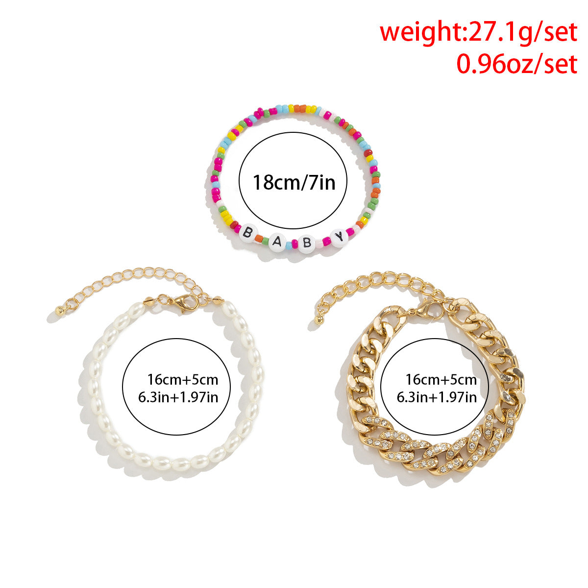 Planderful Vienna Verve Pearl Letter Bracelet For Women With Imitation Pearl And Zircon Cuban Statement Beaded Chain