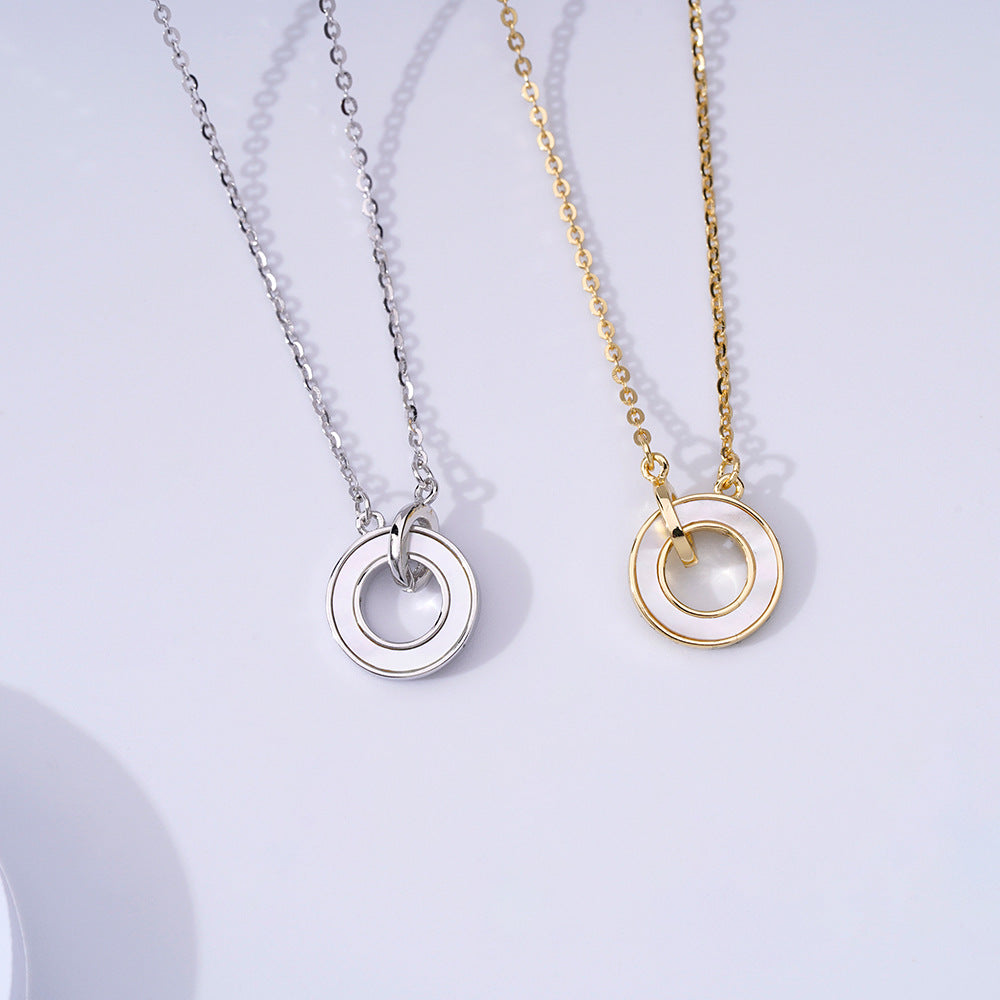 Light Luxury Niche Temperament Sterling Silver Necklace Winter