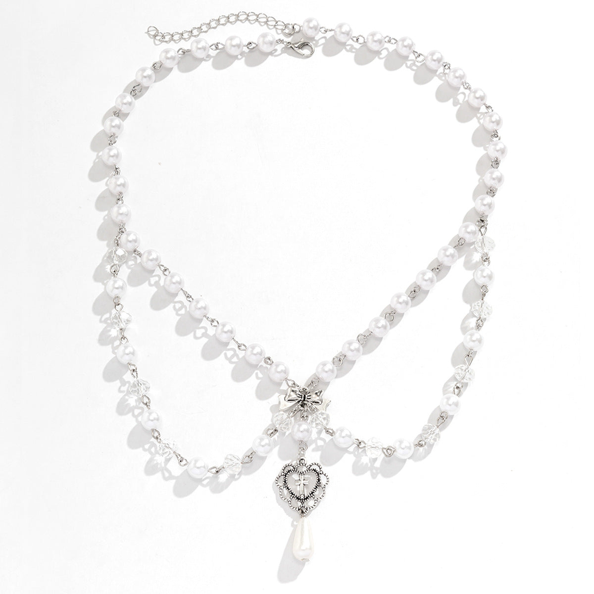 Planderful Vienna Verve Necklace – Elegant Imitation Pearl Design