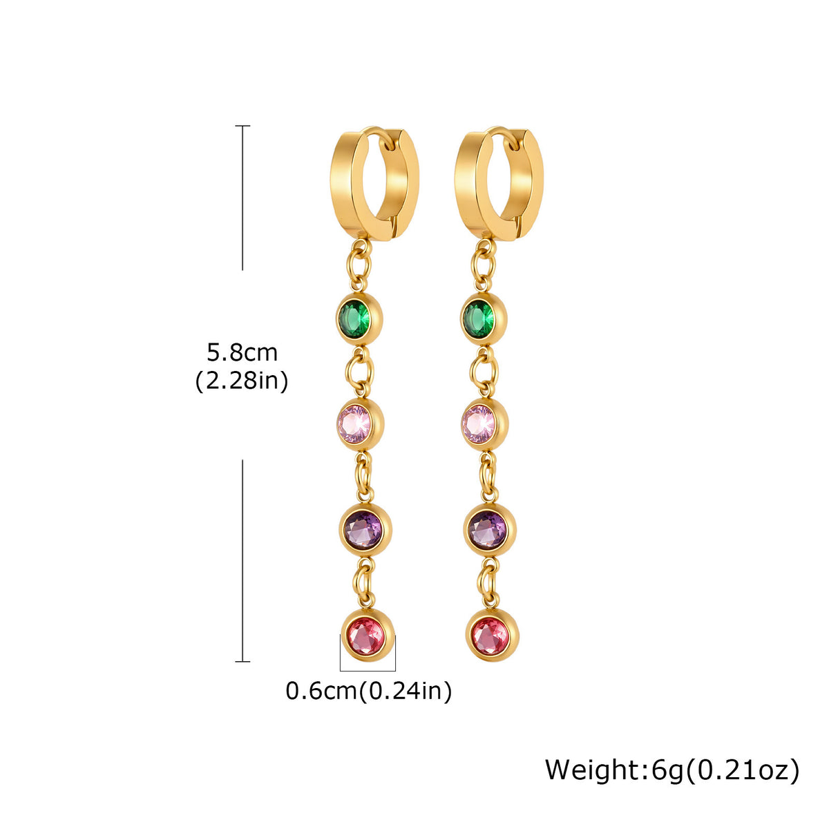 **Zircon Stainless Steel Bracelet Unisex