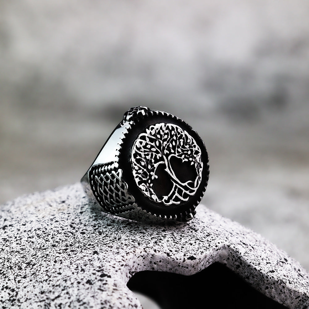 Nordic Viking Ring Fashion Classic Stainless Steel Jewelry