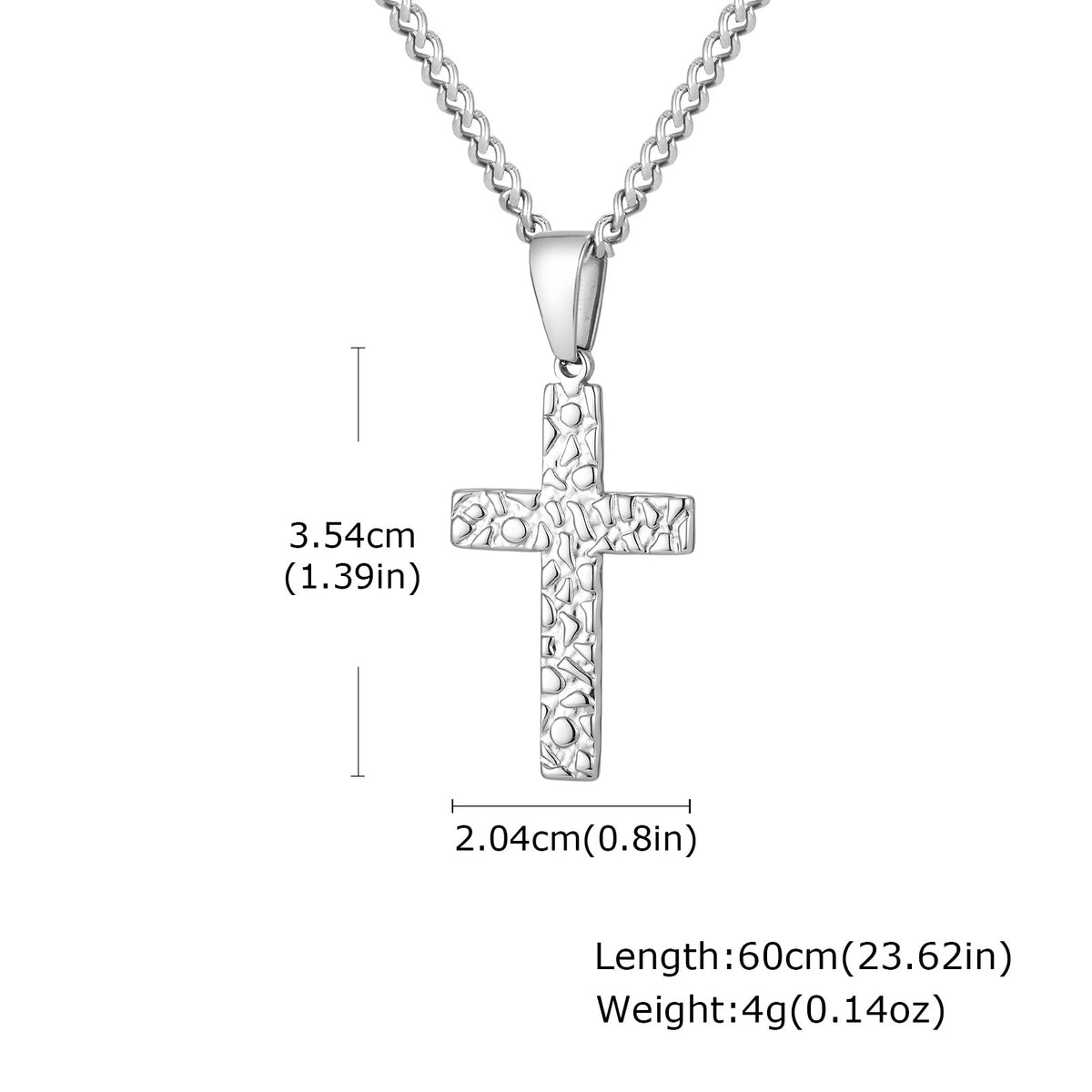 Cross Stainless Steel Pendant for Men