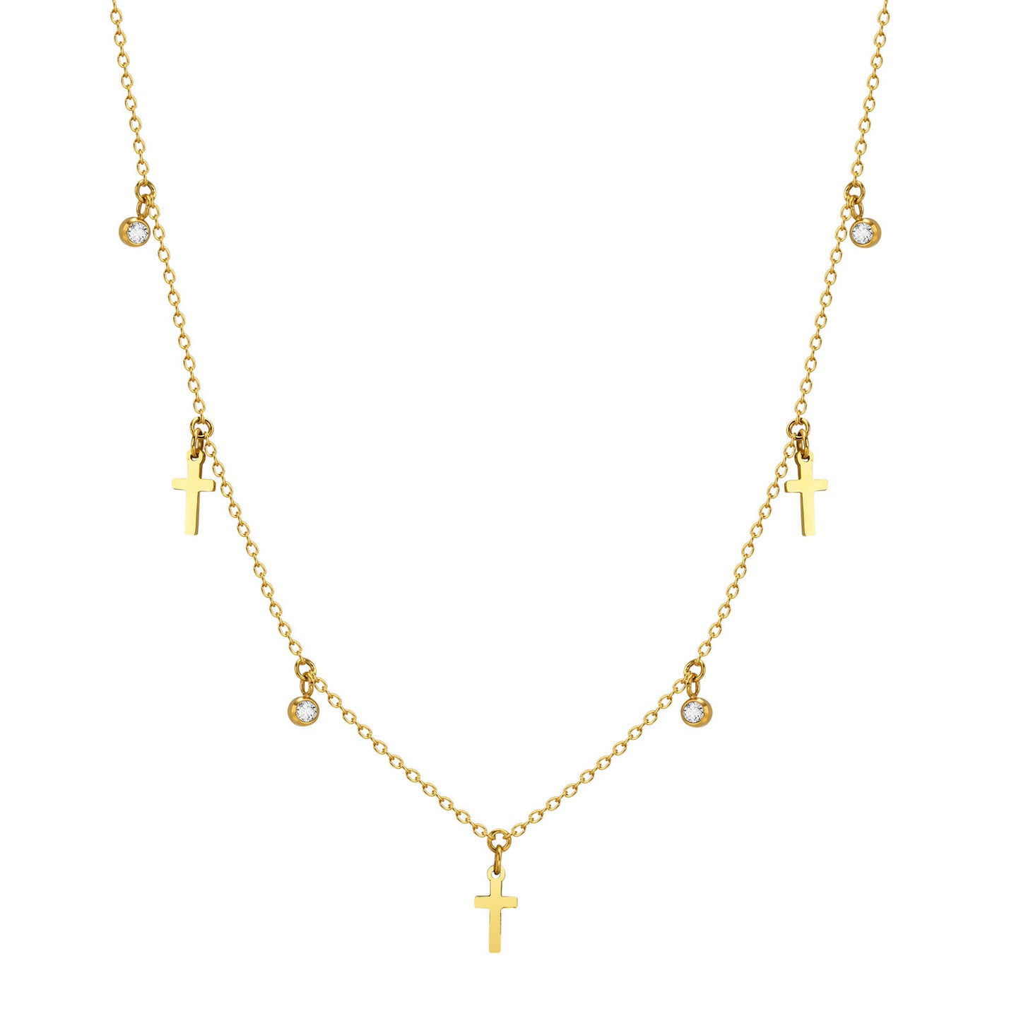 European And American Cross-Border Jewelry Wholesale Gold Necklace