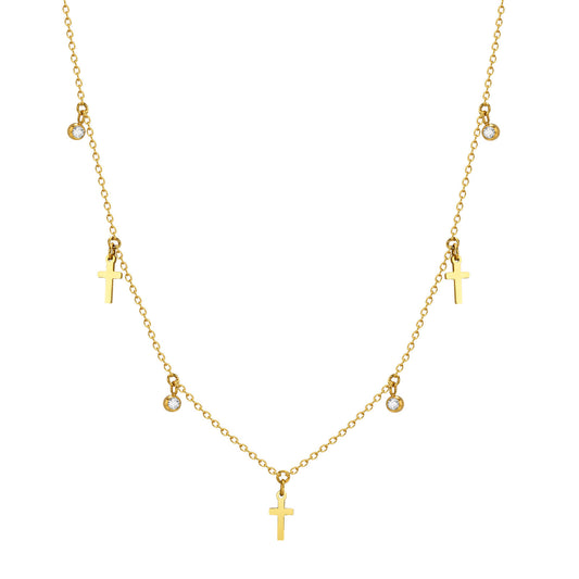 European And American Cross-Border Jewelry Wholesale Gold Necklace