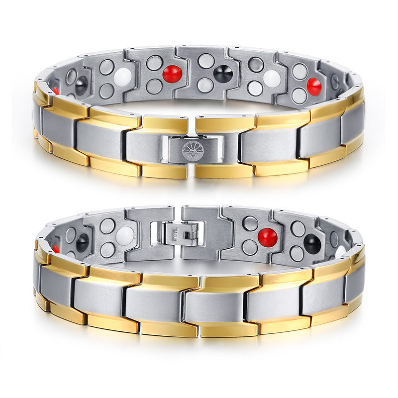 Titanium Magnetic Bracelet Men's Four-in-One Metal Jewelry