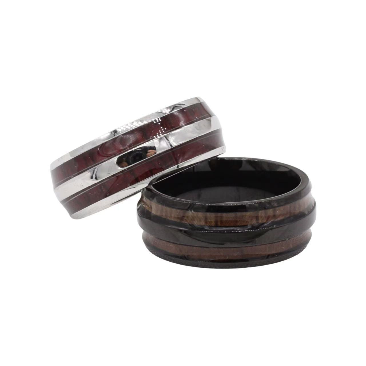 Planderful Jewelry Men's Titanium Steel Ring, Everyday Genie Collection, Sleek Minimalist Band