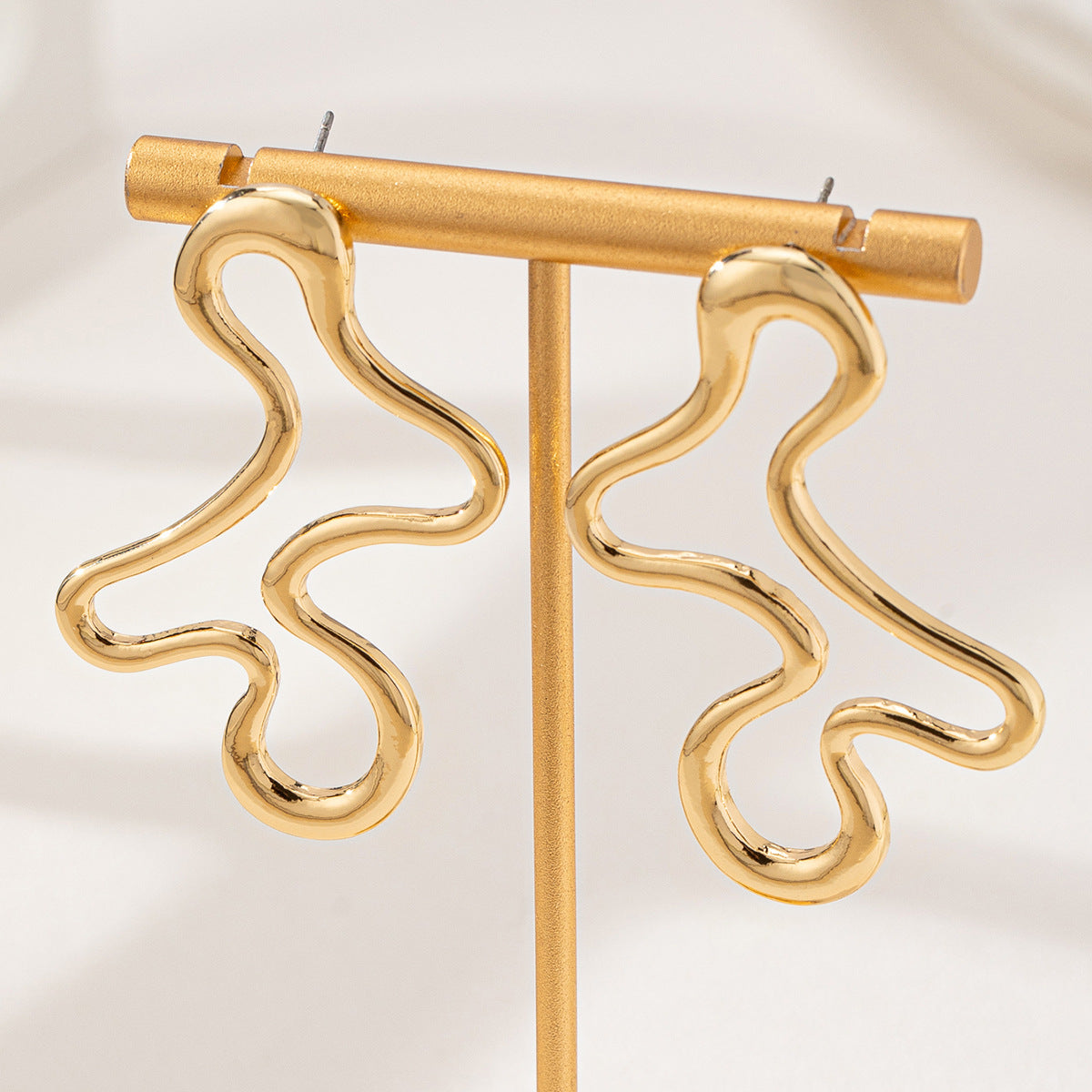 Planderful Vienna Verve Earrings – Unique Irregular Leopard Print Design