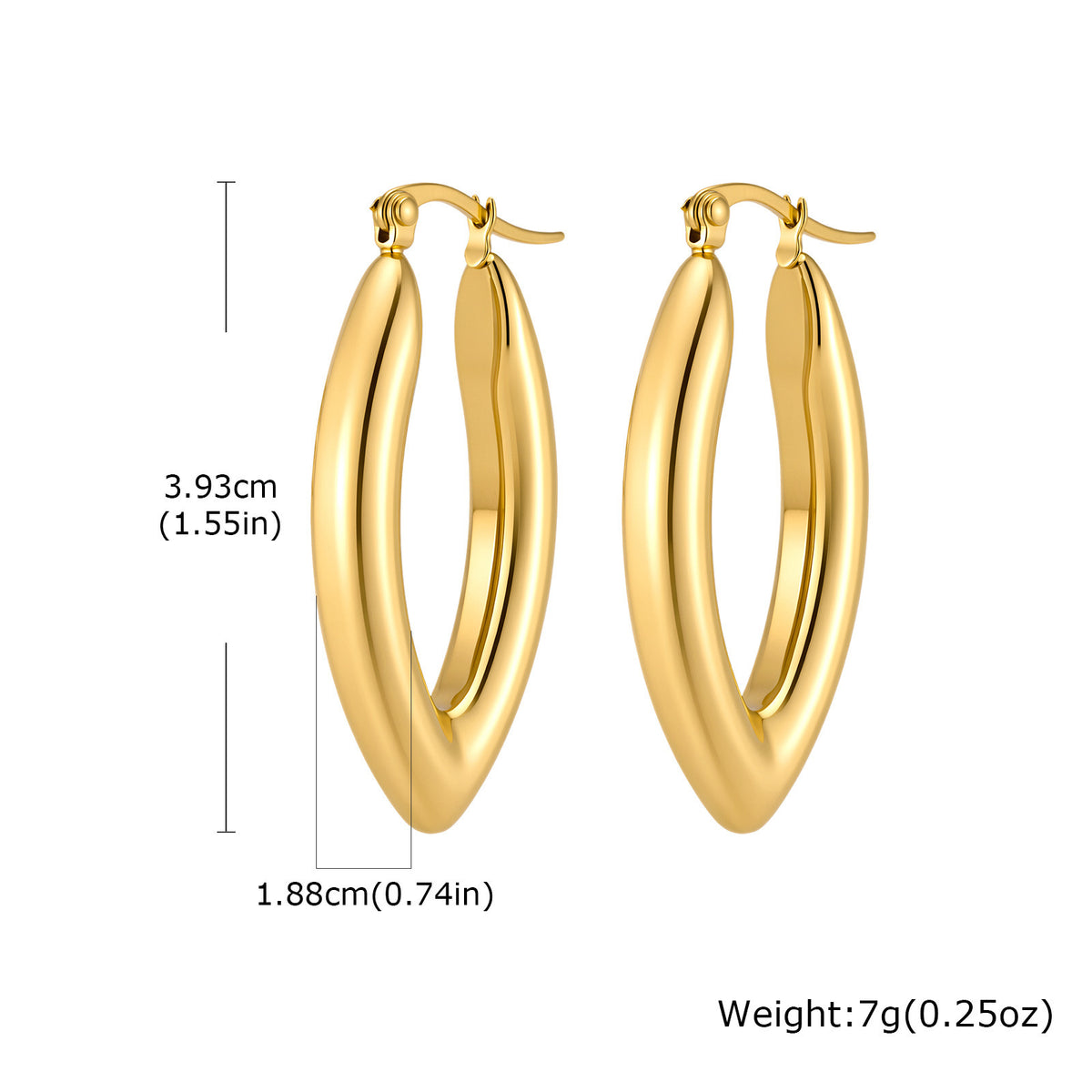 Modern Stainless Steel Earrings — Multiple Styles