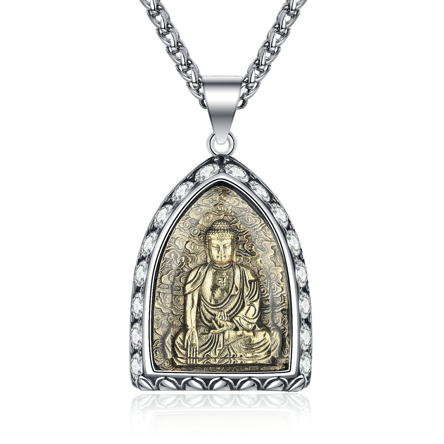 Zircon Necklace - Elegant Zodiac Amulet For Men From Planderful Everyday Genie Collection