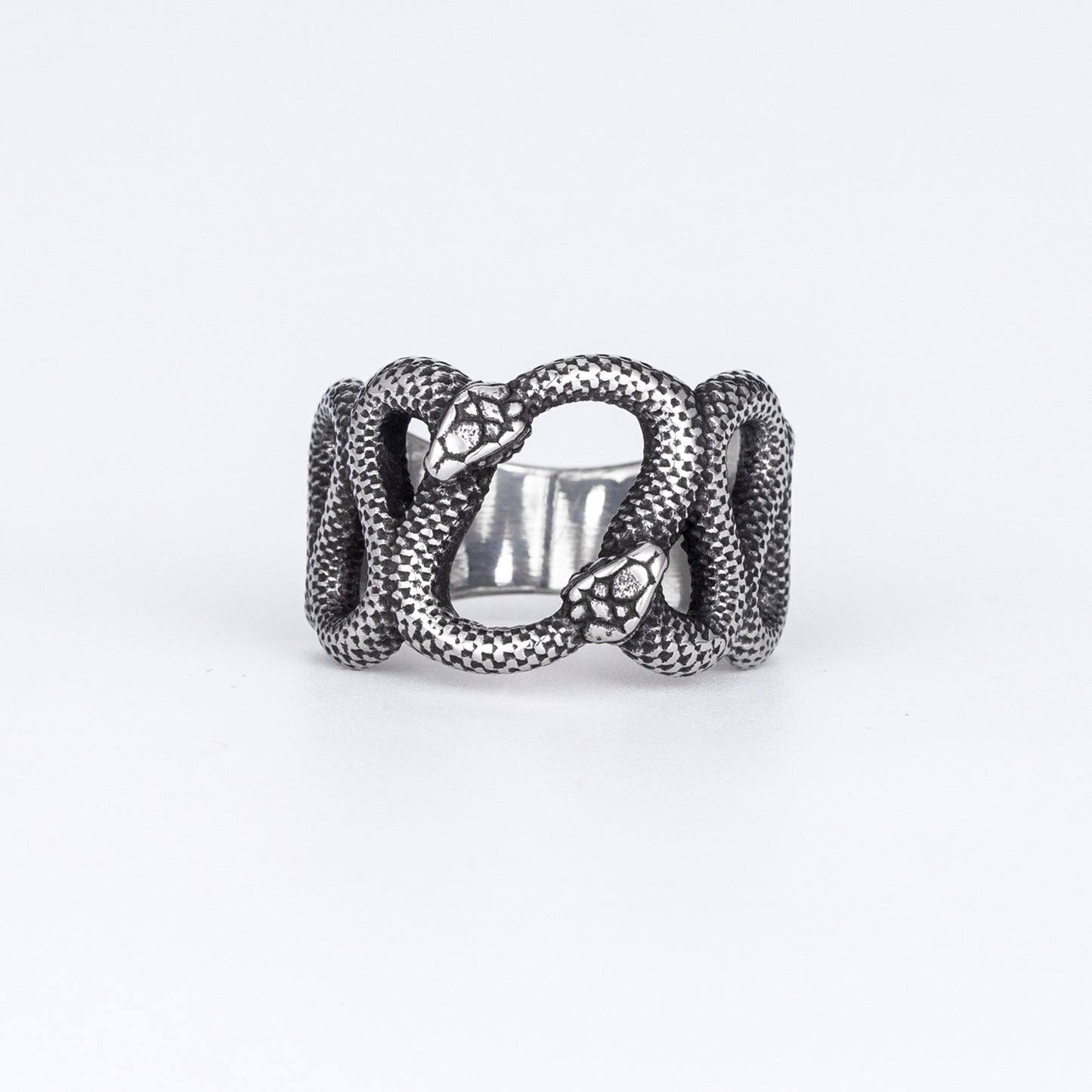 Steel Ring – Statement Hip Hop Snake Ring For Men By Planderful Everyday Genie Collection