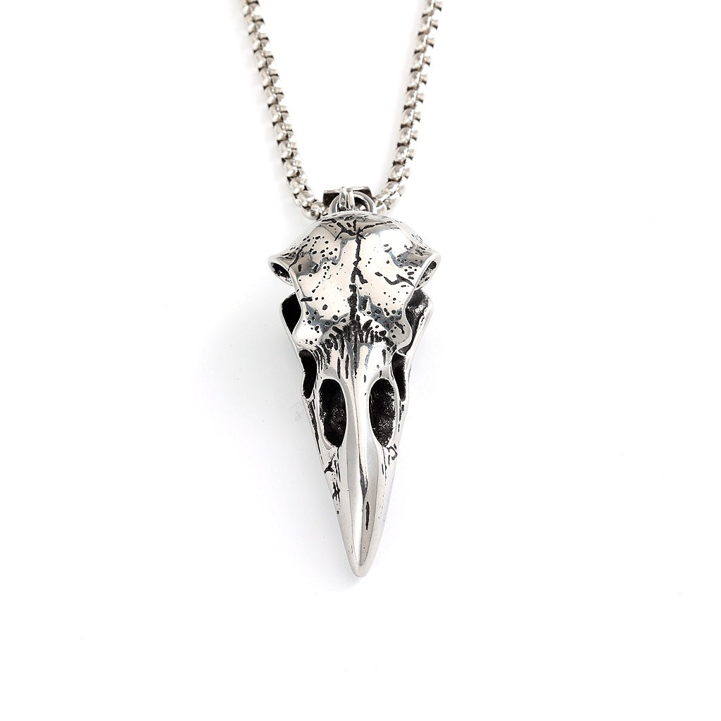 Vintage Skull Stainless Steel Men's Pendant Necklace