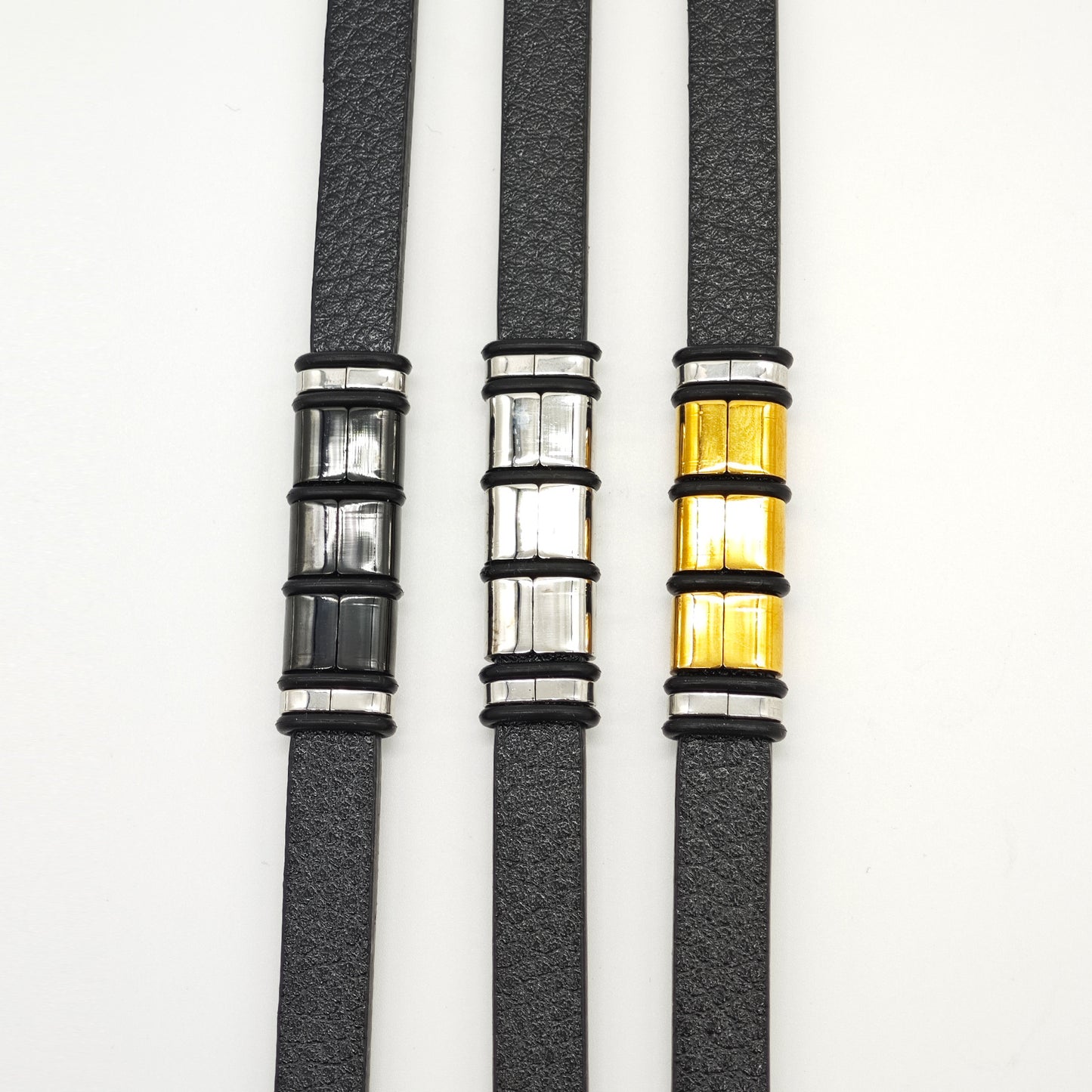Mens Stainless Steel Bracelet Everyday Genie By Planderful Unisex Versatile Modern Jewelry For Business Professionals