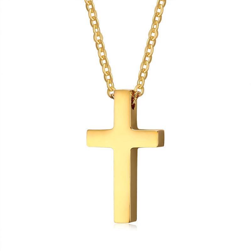 5 Colors Fashionable Cross Necklace Personalized Pendant Jewelry