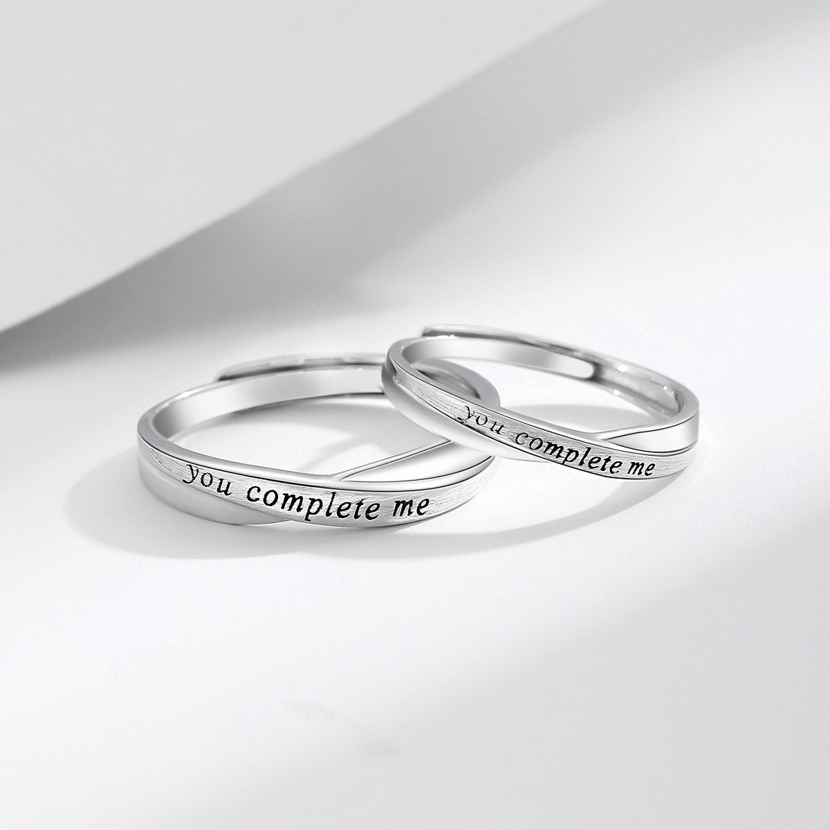Planderful Everyday Genie – Complete Sterling Silver Couple Rings for Him and Her