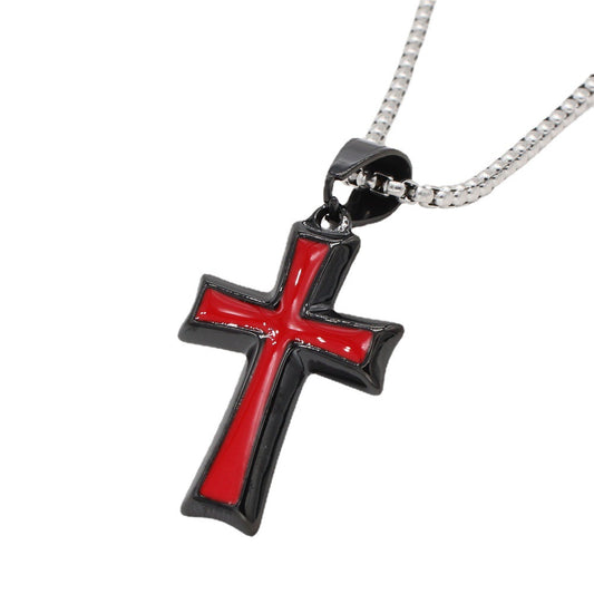 Planderful Titanium Steel Cross Pendant Personalized Unisex Jewelry For Men And Women Everyday Genie
