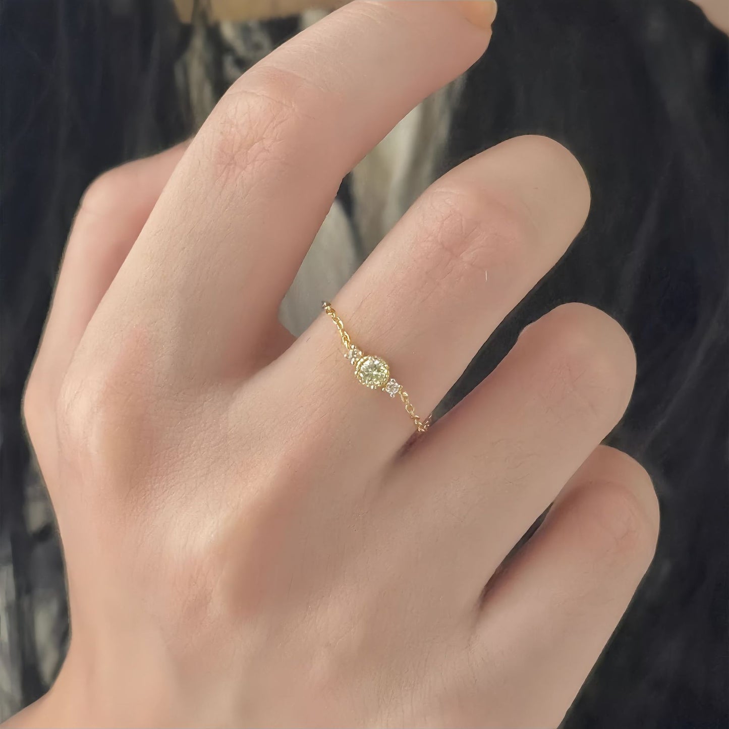 New 925 Sterling Silver Chain Pull Ring Women's Luxury Design